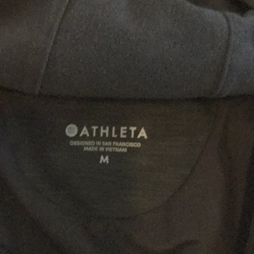 Athleta Hooded Pullover Medium - image 7